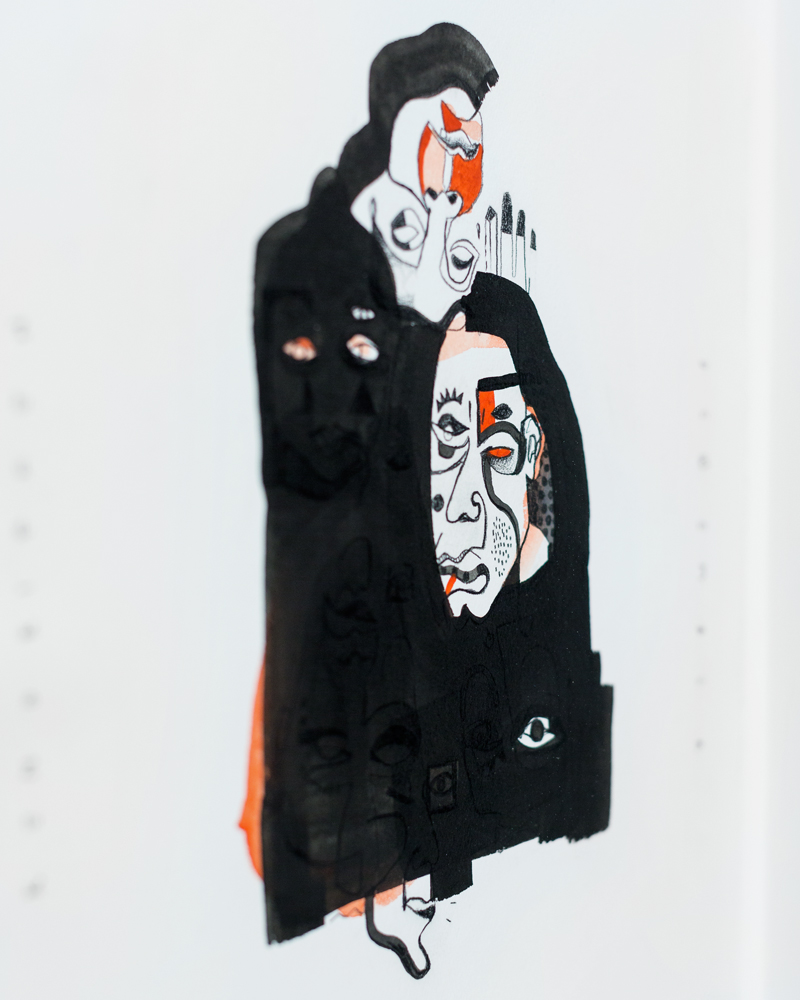 400mm x 550mm / Watercolour, Ink, Pencil / Cold press paper