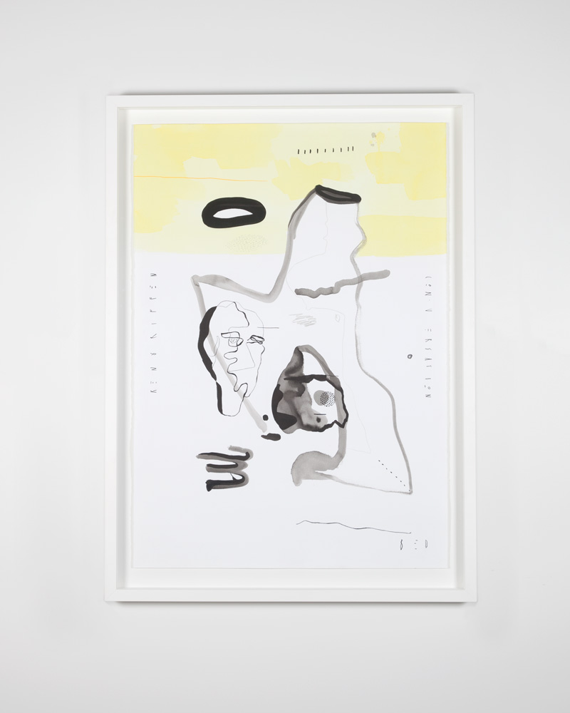 825 x 1113mm / watercolour, ink and pencil on Cold Press 50% cotton Fabriano paper