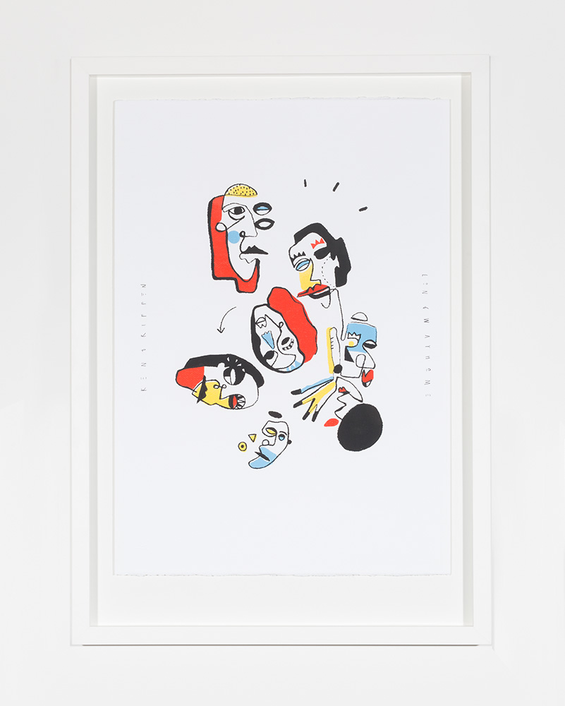 Silk screen print / 570mm x 770mm / paper