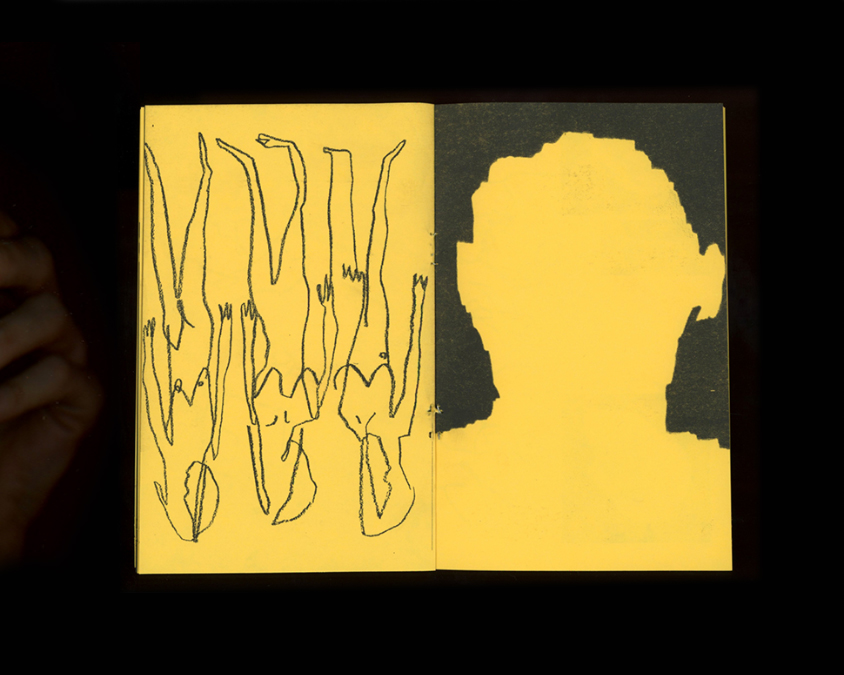 One color risograph print editions